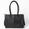 ADBG1737 American Darling Crocodile Embossed Western Leather Tote Bag