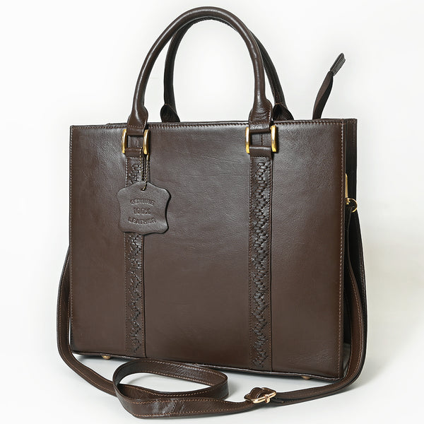 NMBGM199 Briefcase Genuine Western Leather Women Bag