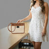 ADBG1762 American Darling Western Hand-Tooled Floral Wristlet Bag in Premium Leather