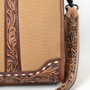 ADBG1765 American Darling Western Hand-Tooled Floral Duffel Bag in Premium Genuine Leather