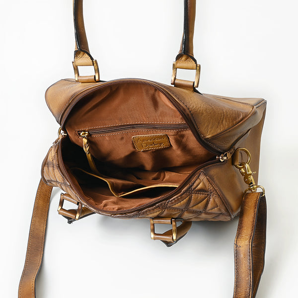 ADBGM737 DuffelGenuine Leather women bag western Bag