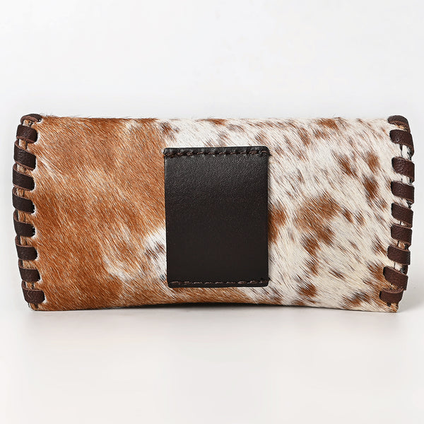 ADBG1775 American Darling Western Hair-On Cowhide Sunglass Case - Handcrafted Leather Eyewear Sleeve