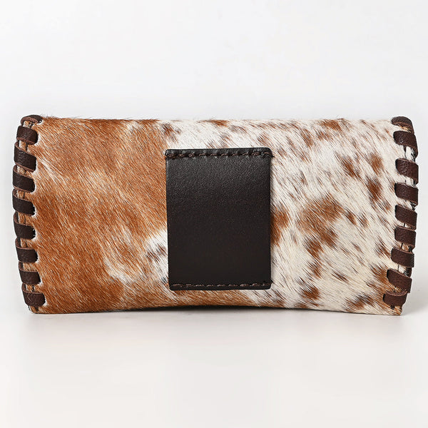 ADBG1775 American Darling Western Hair-On Cowhide Sunglass Case - Handcrafted Leather Eyewear Sleeve
