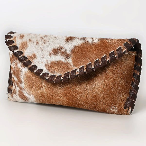 ADBG1775 American Darling Western Hair-On Cowhide Sunglass Case - Handcrafted Leather Eyewear Sleeve