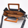 ADBG1776 American Darling Hand-Tooled Floral Cross body Bag - Handcrafted Western Leather Purse