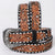 ADBLF357 Beautifully Hand Tooled Genuine American Leather Belt Men and Women
