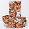 ADBLF359 Beautifully Hand Tooled Genuine American Leather Belt Men and Women