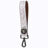 ADKR217BHand Tooled Genuine Leather Wristlet Key Ring