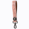 ADKR217DHand Tooled Genuine Leather Wristlet Key Ring