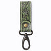 ADKR218DHand Tooled Genuine Leather Wristlet Key Ring