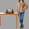 ADBGM774 Shoulder Bag Hair-On Genuine Western Leather Women Bag