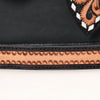 ADBGA873 American Darling Hand Tooled Floral Carved Quilted Leather Cross body Bag