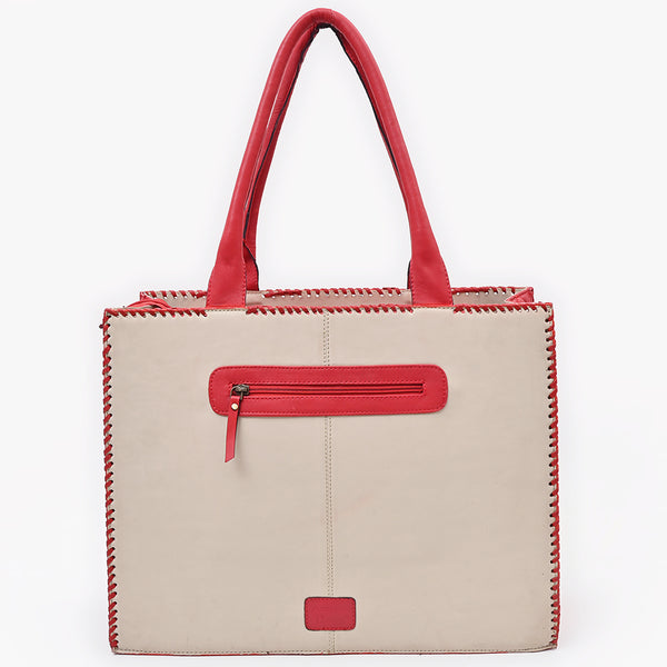 ADBGA882 American Darling Embroidered Braided Genuine Leather Western Tote Bag