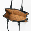 ADBGAX101 American Darling Western Embroidered Leather Tote Bag with Braided Accents