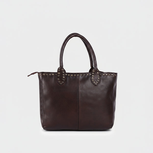 SWL139 Solviera -Handcrafted Riveted Tote