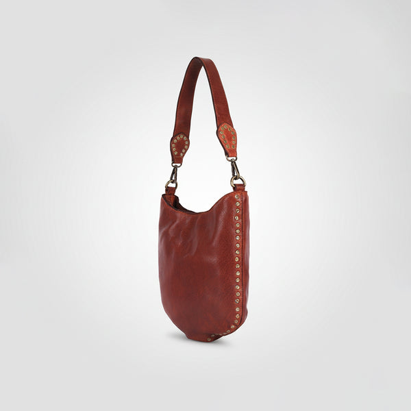SWL142 Campello - Soft Supple Leather Hobo Bag