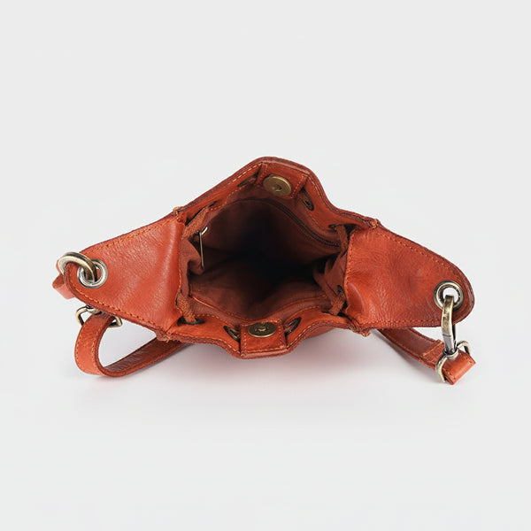 SWL143 Cordaro - Leather Pouch Cross Body