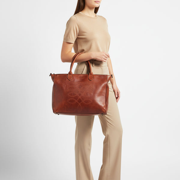 SWL145 Fioravio - Premium Leather Everyday Tote