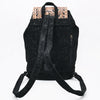 ADBG1809 American Darling Hand Tooled Floral Carved Leather Western Backpack Bag
