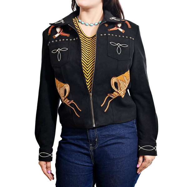 ADJKT074 Women Fabric Shirt Jacket Dress