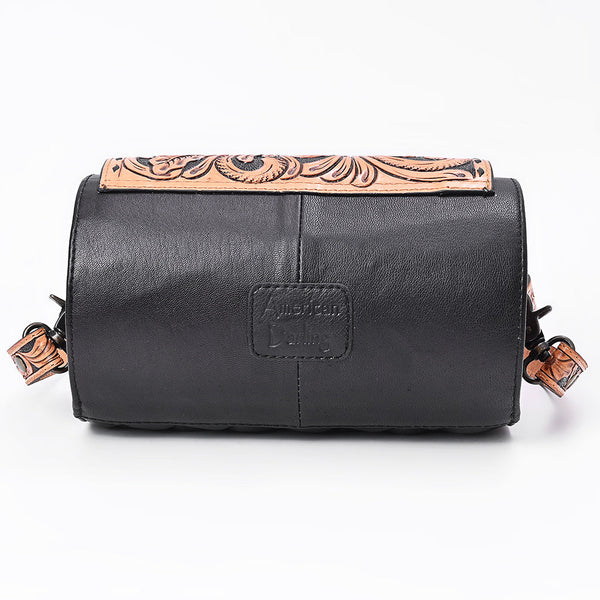 ADBG1824 American Darling Hand Tooled Floral Carved Quilted Leather Western Cross body Bag