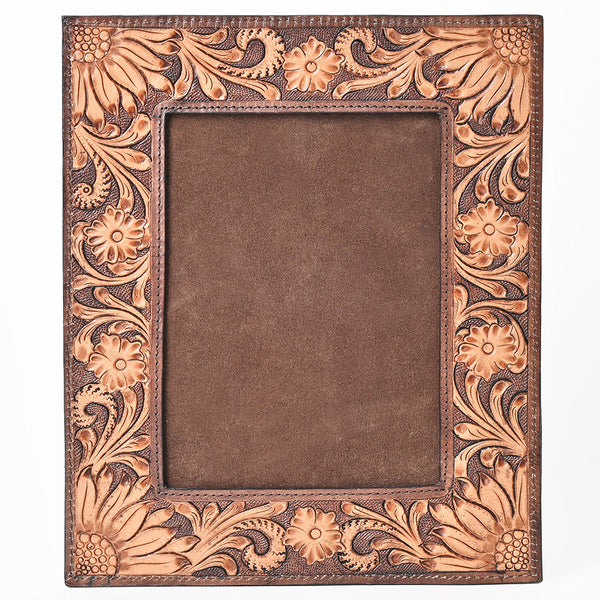 ADFRA101 American DarlingHand Tooled Genuine Leather Photo Frame
