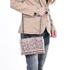 ADBG1831 American Darling Hand Tooled Floral Carved Braided Leather Western Crossbody Bag