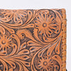 ADBG1831 American Darling Hand Tooled Floral Carved Braided Leather Western Crossbody Bag