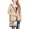 ADBG1833 American Darling Hand Tooled Floral & Cowhide Western Cross body Bag