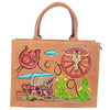 ADBGA922 Tote Genuine Leather Women Bag