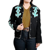 ADJKT080 American Darling Western Embroidered Apparel -Black Artisan Handcrafted Woolen Jacket