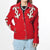 ADJKT081 American Darling Western Embroidered Apparel - Red Artisan Handcrafted Woolen Jacket