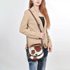 ADBG1221 American Darling Hair-On Cowhide Genuine Leather Western Crossbody Bag