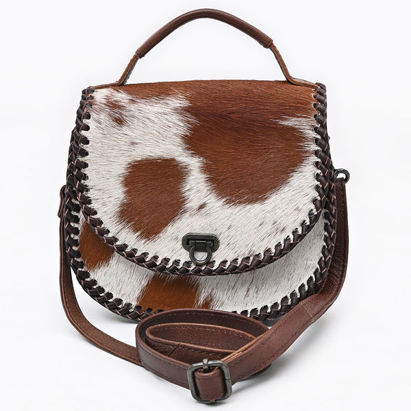 ADBG1221 American Darling Hair-On Cowhide Genuine Leather Western Crossbody Bag