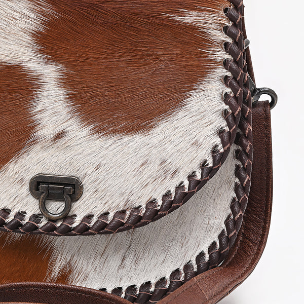 ADBG1221 American Darling Hair-On Cowhide Genuine Leather Western Crossbody Bag