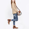 ADBG1221 American Darling Hair-On Cowhide Genuine Leather Western Crossbody Bag