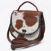 ADBG1221 American Darling Hair-On Cowhide Genuine Leather Western Crossbody Bag