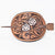 ADHCG102C-S American Darling Leather Hair Stick Barrette Dice Tan Hair Accessories