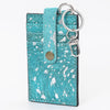 ADCCG111 American Darling Western Leather Card Holder with Genuine Hair-On Cowhide
