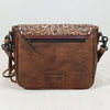 ADBG1872 Crossbody Hand Tooled Hair on Genuine Leather Women Bag