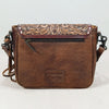 ADBG1872 Crossbody Hand Tooled Hair on Genuine Leather Women Bag