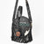 ADBGA976 American Darling Western Hand Tooled Floral Canteen Bag with Hair-On Cowhide & Fringes