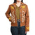 ADJKT093 American Darling Western Embroidered Apparel - Brown Artisan Handcrafted Woolen Jacket