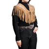 ADJKT095 American Darling Western Leather Apparel - Handcrafted Hair On & Braided Luxe Cape