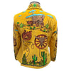 ADBZ071 American Darling Yellow Fabric Western Embroidered Wagon Blazer Jacket