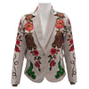 ADBZ073 American Darling Embroidered Horse Fabric Blazer Western Jacket