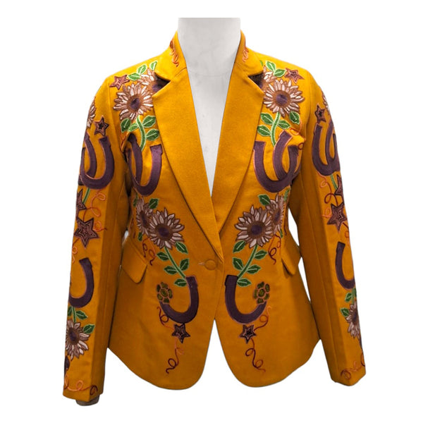 ADBZ074 American Darling Embroidered Bronco Fabric Jacket Western Fashion