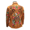 ADBZ077 American Darling Burnt Orange Fabric Blazer Western Bronco Rider Jacket