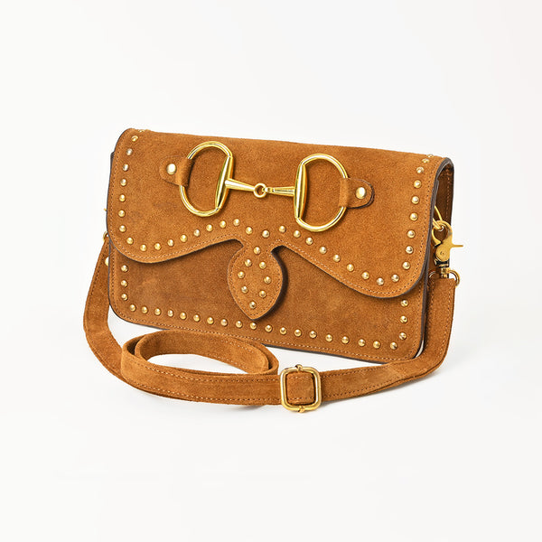 ADBGM848 Crossbody Genuine Suede Leather Women Bag