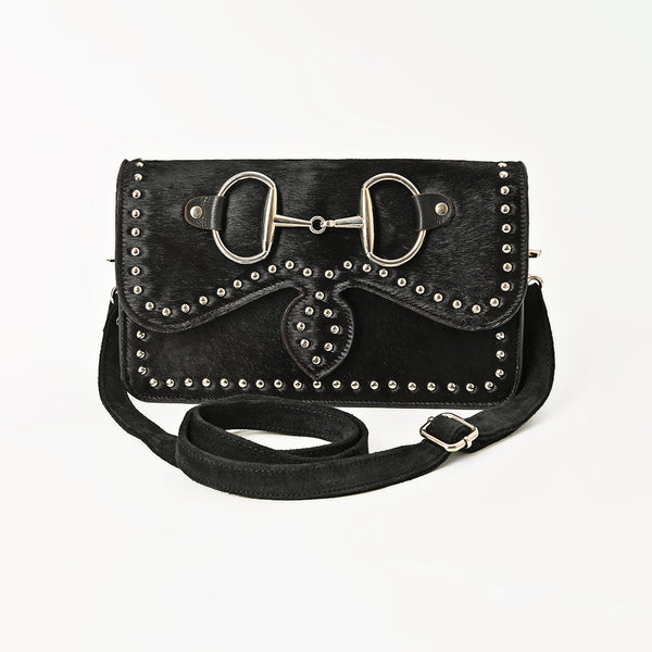 ADBGM849 Crossbody Hair On Genuine suede Leather Women Bag